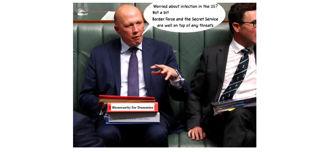Peter Dutton’s ‘Friday the 13th’ Coronavirus infection – Blue ticks and “Twitter crazies”