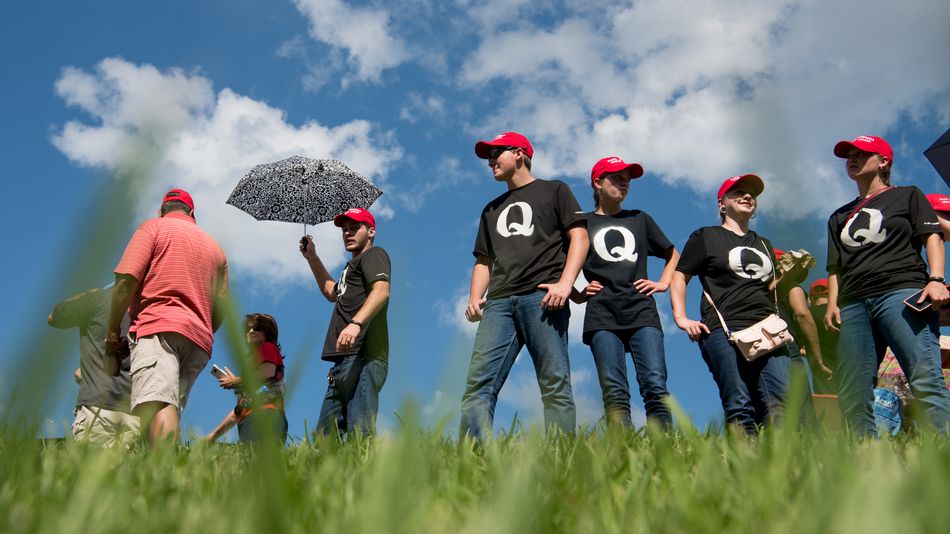 Facebook just banned one of its biggest QAnon groups